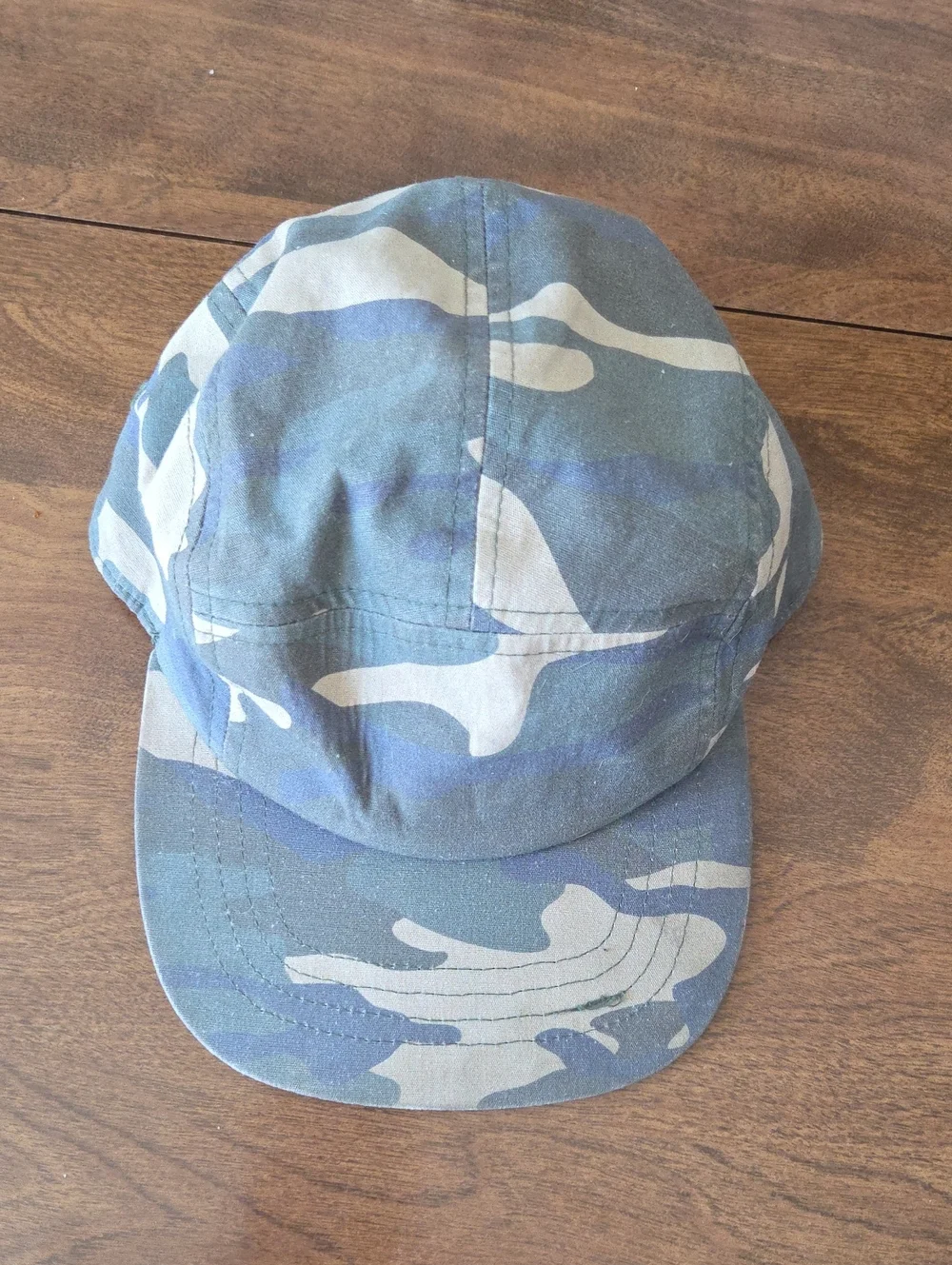 Target Green and Cream Camo Kids Cap